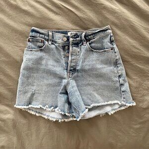 Abercrombie & Fitch Curve Love High Rise Dad Short, Size 25 (0)